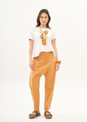 מכנסיים שקי עם סרט מייה כתום