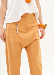 מכנסיים שקי עם סרט מייה כתום