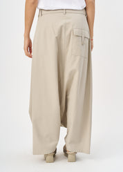 מכנסיים דמוי חצאית כיסים מרובעים סטון