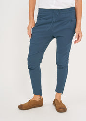 Basic blue straight leg pants