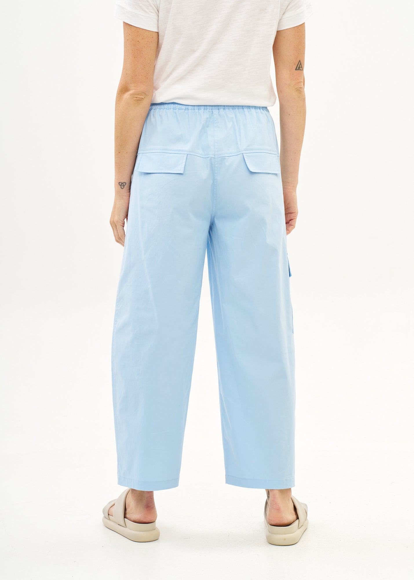 Light blue boy pants with front cargo pockets
