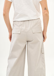 Light gray boy pants with front cargo pockets