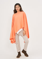Slim top with orange buttons