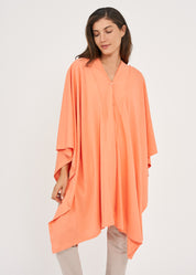 Slim top with orange buttons