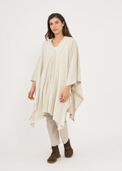 Slim top with buttons Stone