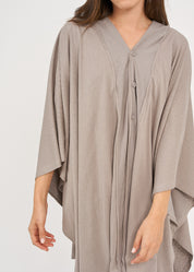 Slim top with gray buttons