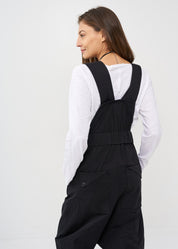 אוברול שקי רוכסן קידמי שחור