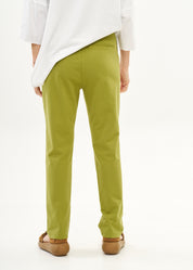 מכנסיים בוי טריקו עם כפתורים ירוק