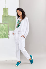 Turquoise sneakers without laces