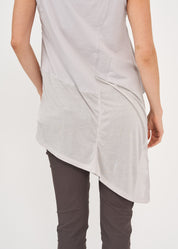 Gray triangle forward model long tank top