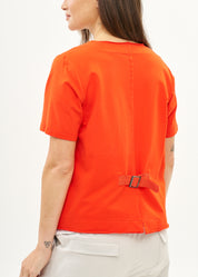 עליונית טריקו שילוב סרט כתום