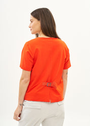 עליונית טריקו שילוב סרט כתום