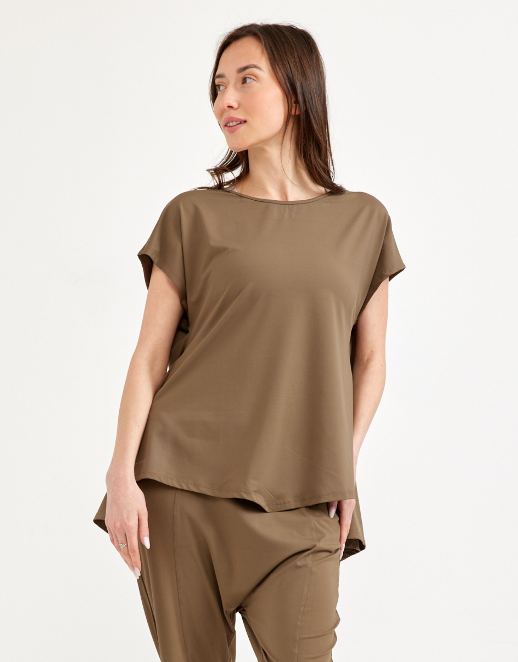 חולצת אימון גב דמוי גופיית רשת ירוק