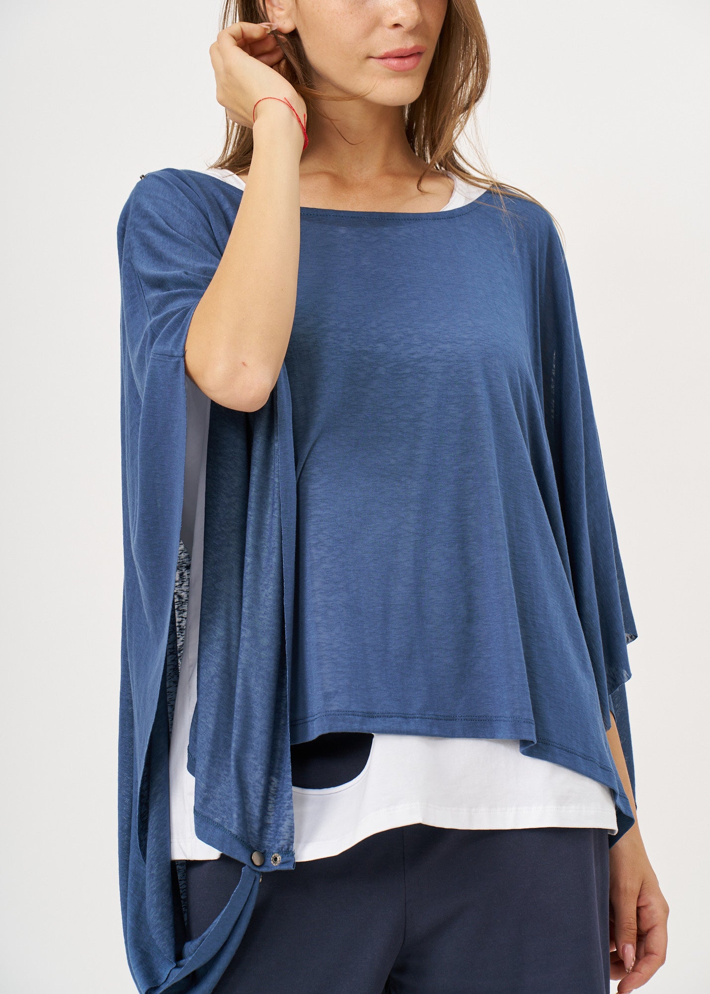 Versatile dark blue slab top