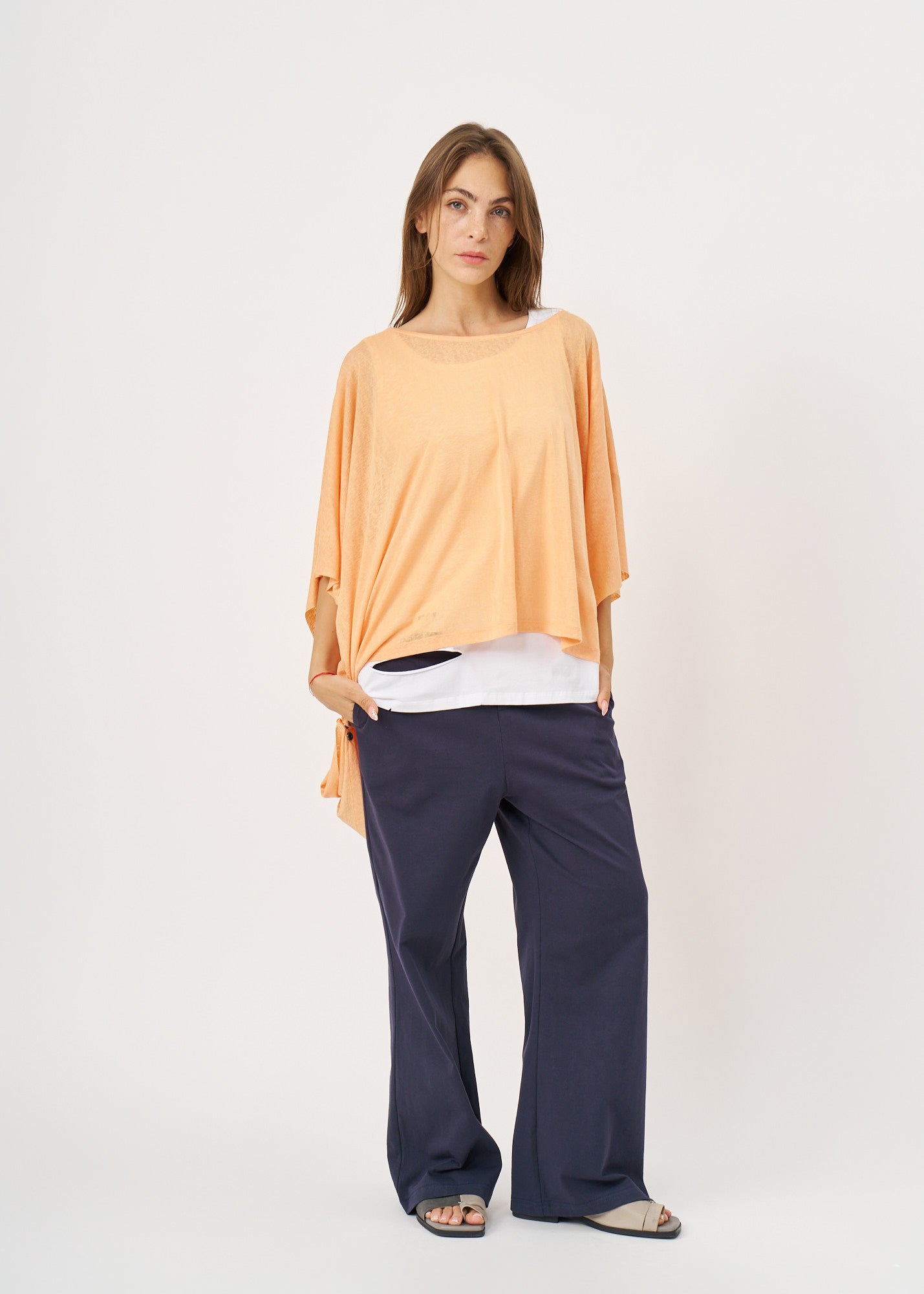 Versatile orange slab top