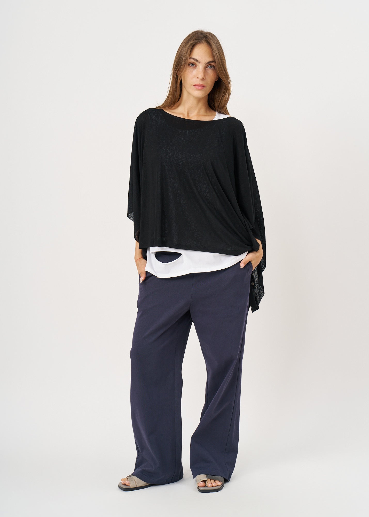 Versatile black slab top