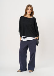 Versatile black slab top