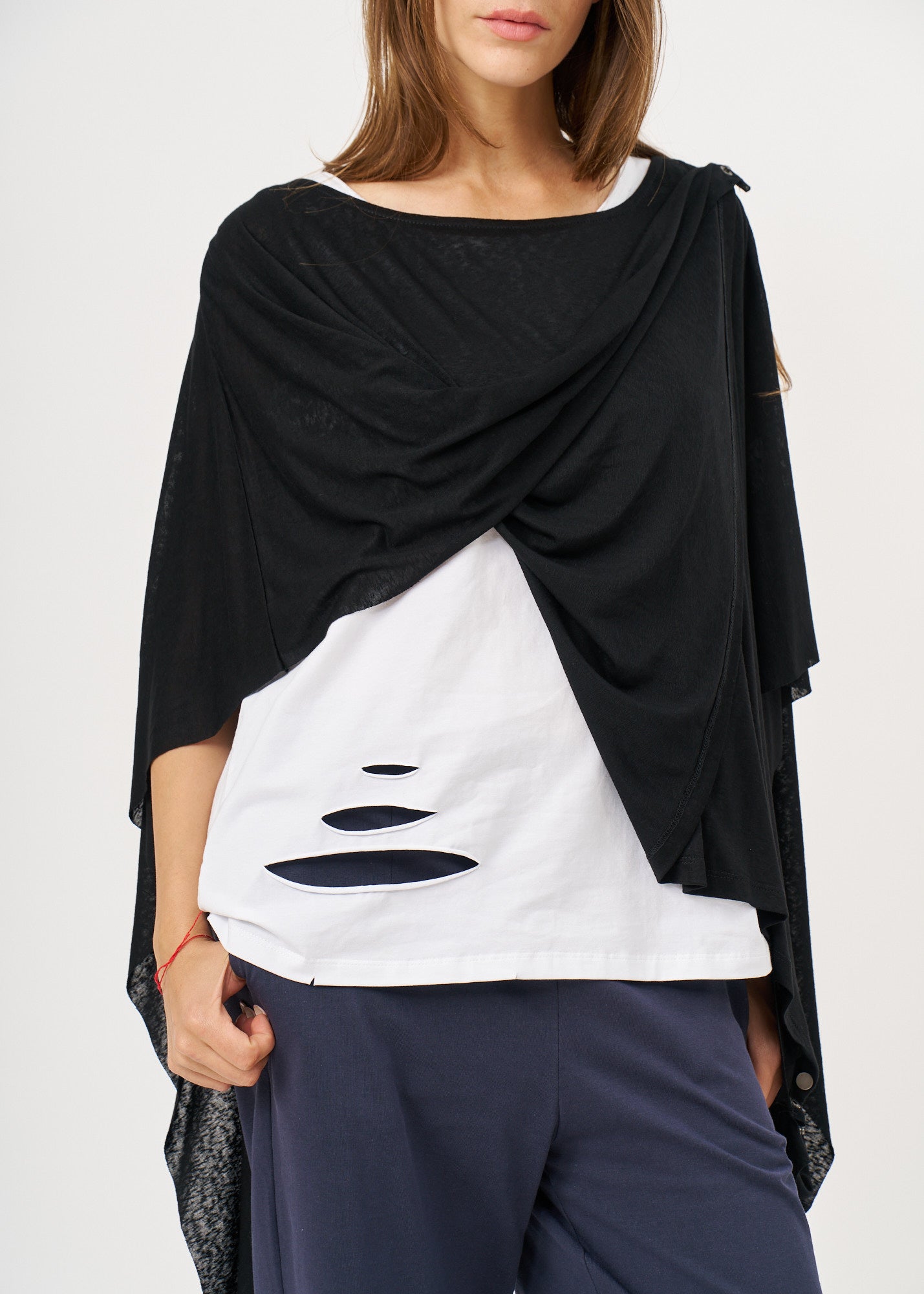 Versatile black slab top