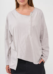 חולצה שרוול ארוך שתי כפתרות סטון