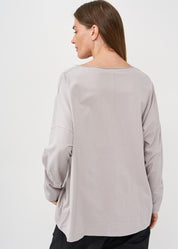 חולצה שרוול ארוך שתי כפתרות סטון