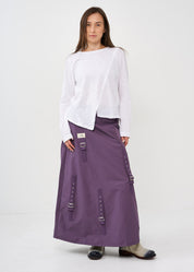 חולצה שרוול ארוך שילוב סרט לבן