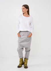 Big gray baggy pants