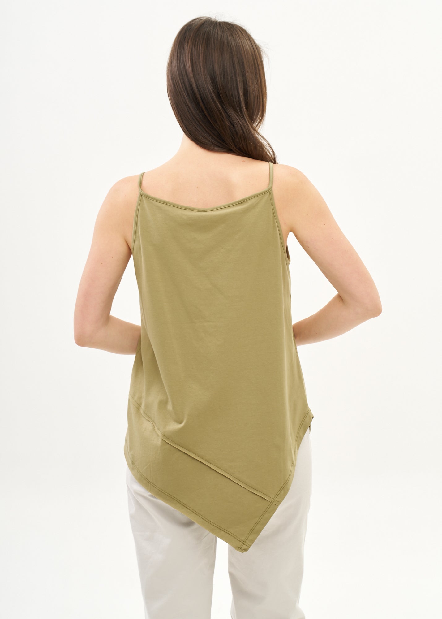 Spaghetti tank top Spitz Kadima green