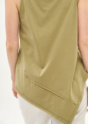 Spaghetti tank top Spitz Kadima green
