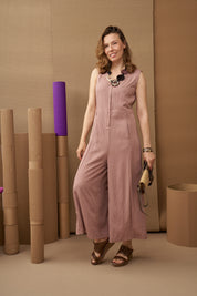 נעלי עור עקב פלטפורמה כיווץ וקשר חום