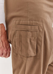 מכנסיים שקי עם סרט חום