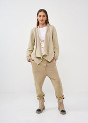 עליונית ווש פתוחה שילוב ריב וכובע חום ווש