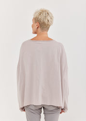 חולצה שרוול ארוך סיומת כפולה סטון