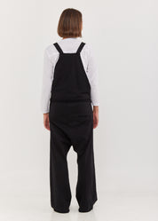 אוברול ווש שני כיסים מקדימה שחור