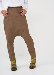 Big brown baggy pants