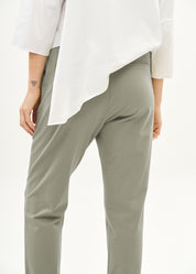 מכנסיים בוי טריקו עם כפתורים אפור