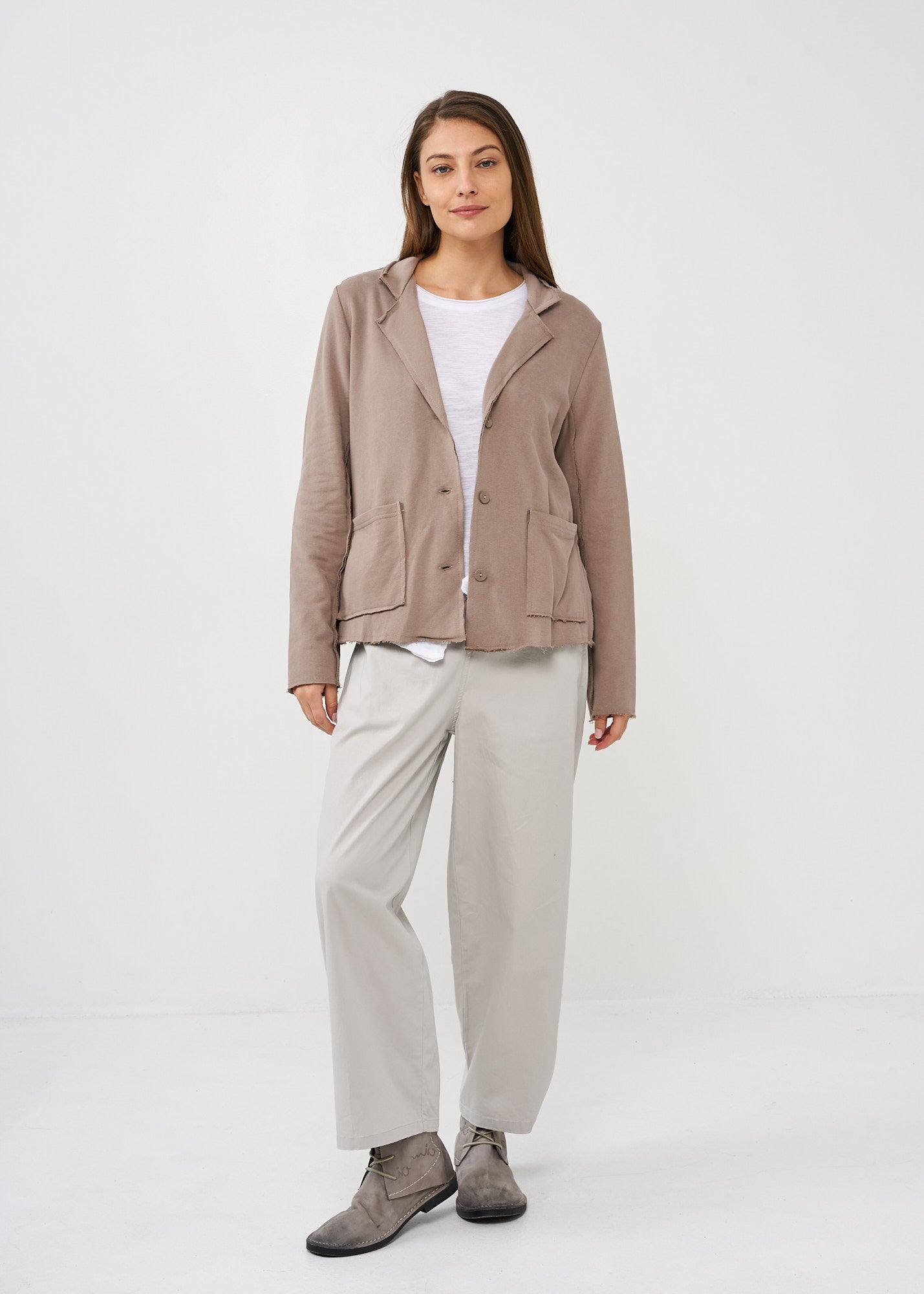 בלייזר תפרים חיצוניים חום