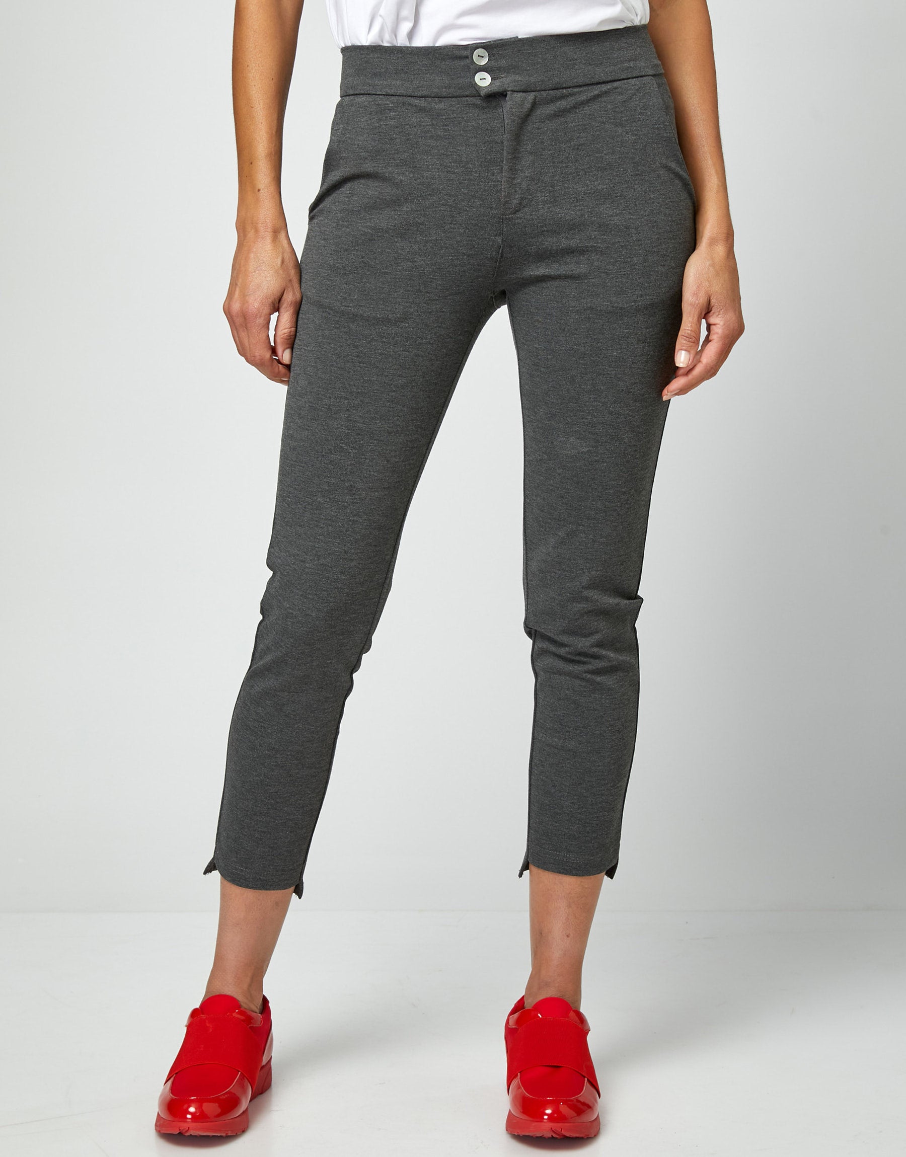 Classic tight gray pants