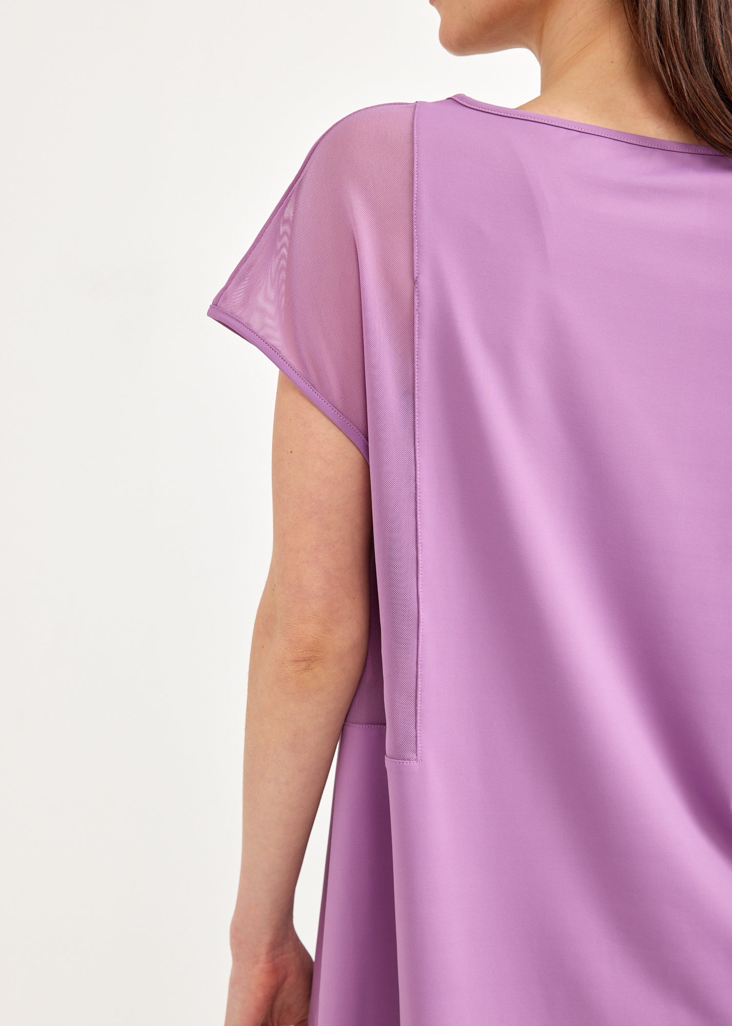 Purple net combination bat training shirt