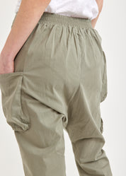 Long pants with 3 pockets green