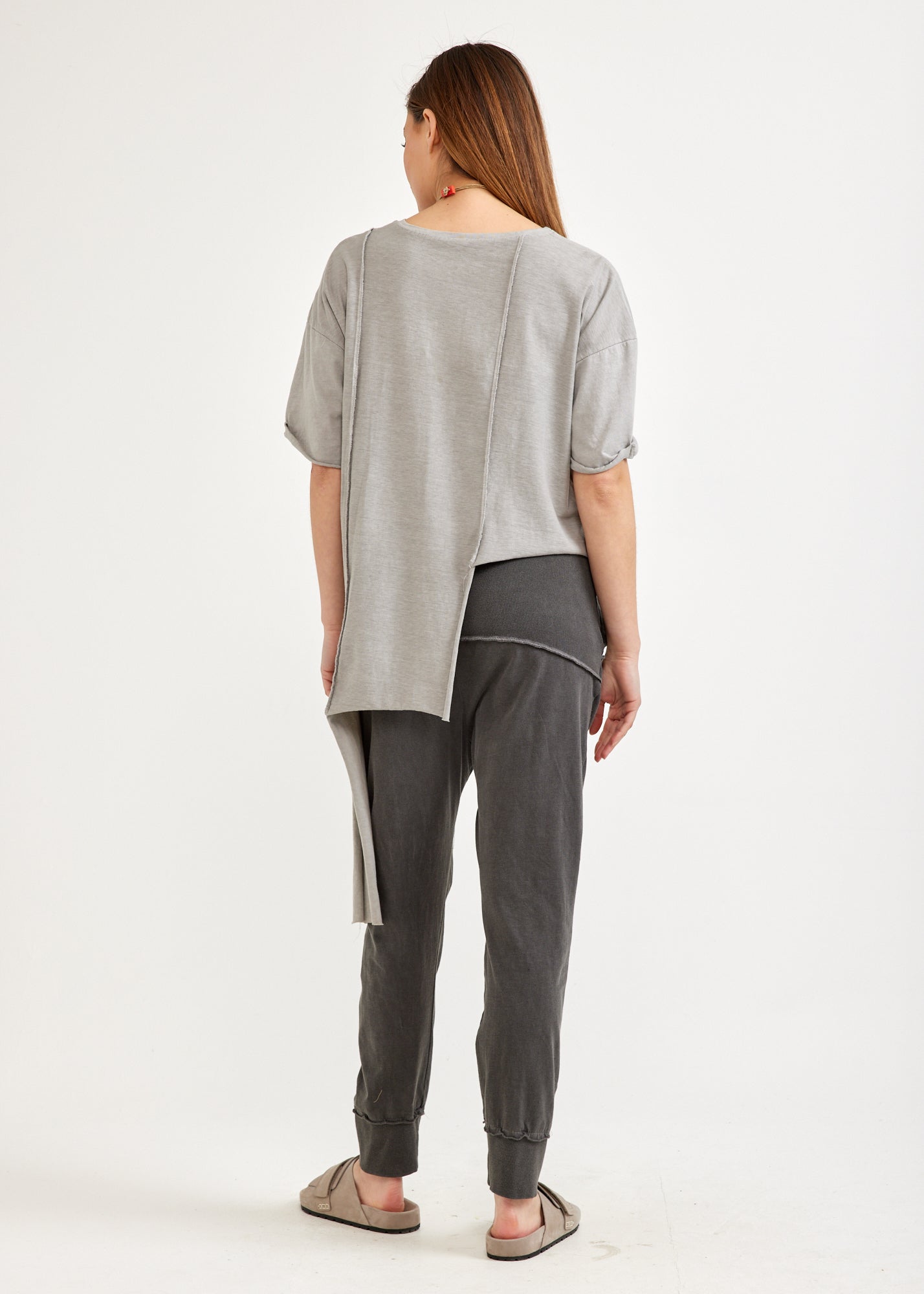 Waffle Stone combination graded shirt