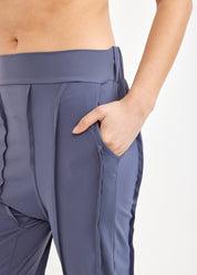 Boy pants 3/4 diagonal seams blue mesh combination