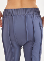 Boy pants 3/4 diagonal seams blue mesh combination