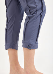 Boy pants 3/4 diagonal seams blue mesh combination