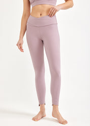 טייץ בייסיק חגורת שני פסים ורוד