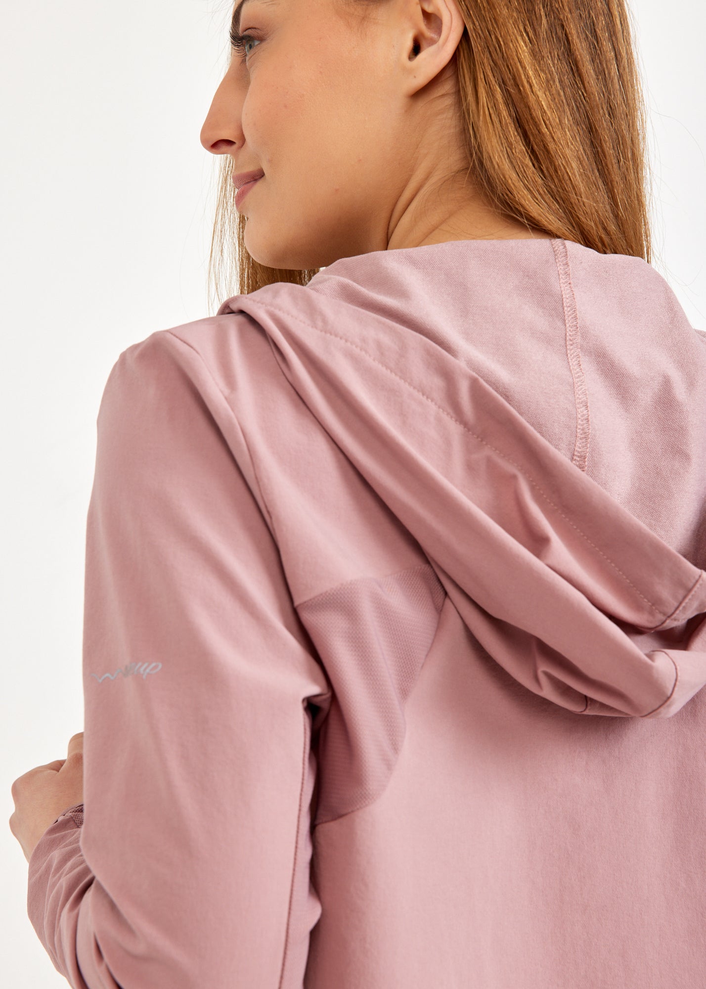 Pink mesh combination nylon top