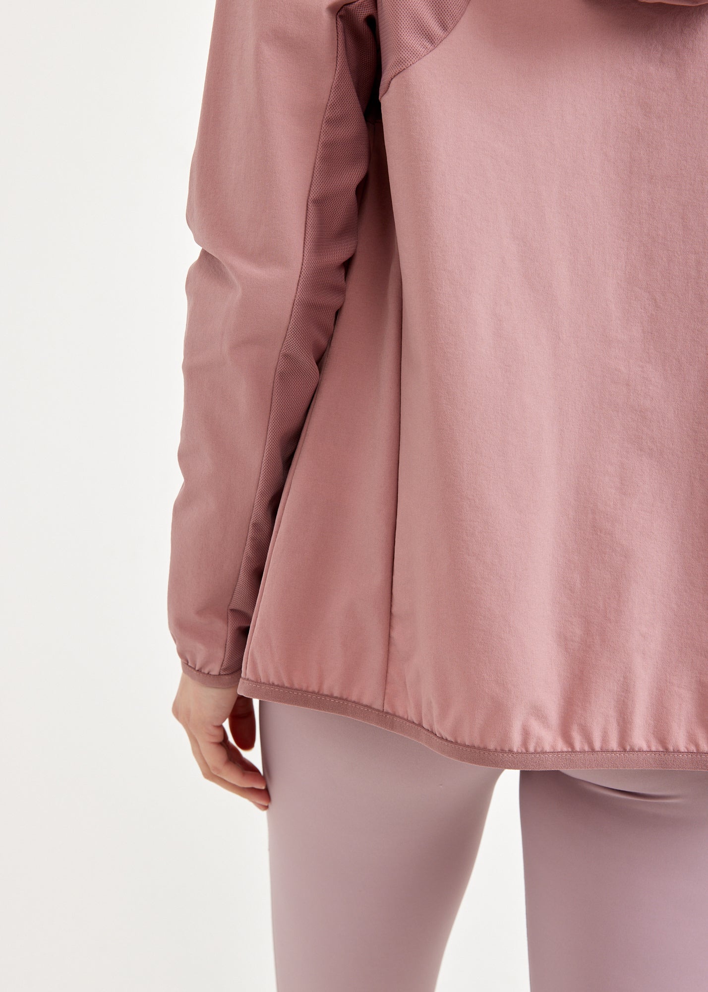 Pink mesh combination nylon top