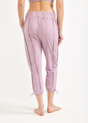 Boy pants 3/4 diagonal seams pink mesh combination