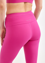 Базовые колготки фиолетового цвета с поясом в две полоски