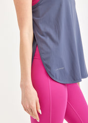 Gray tank top open on the sides