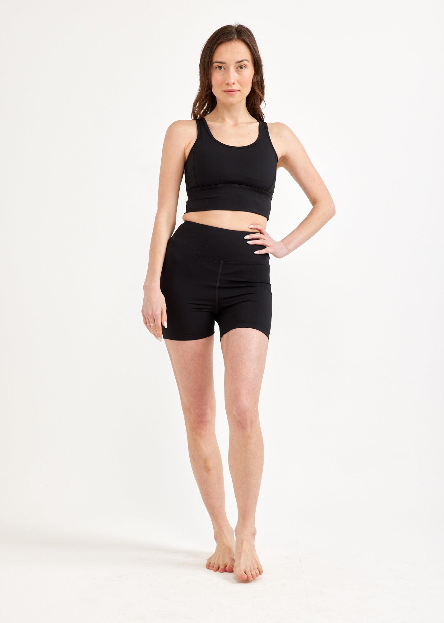 Black short basic tights